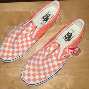 VANS Off the Wall Orange & White Checker UT TENNESSEE Tennis Shoes NWT Size 11